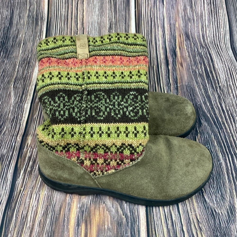 Keen Auburn Flur Knit Boots- Size 6